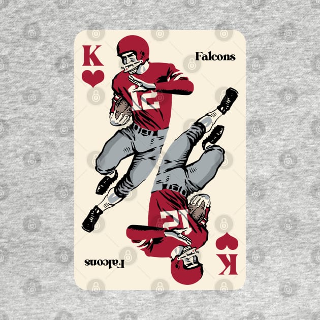 Atlanta Falcons King of Hearts by Rad Love